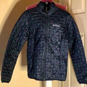 Columbia black quilted Omni-heat Jacket Small